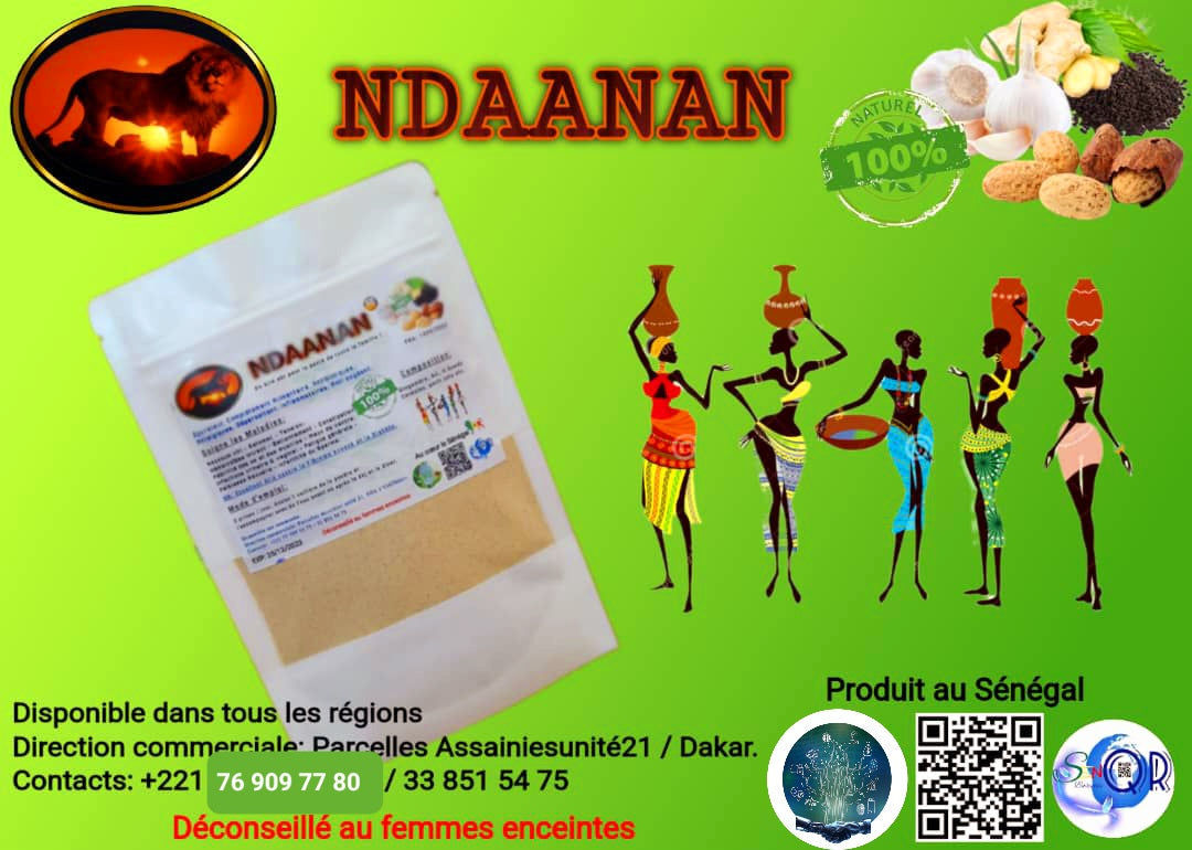 NDAANAN - Produit Naturel 100% du Sénégal